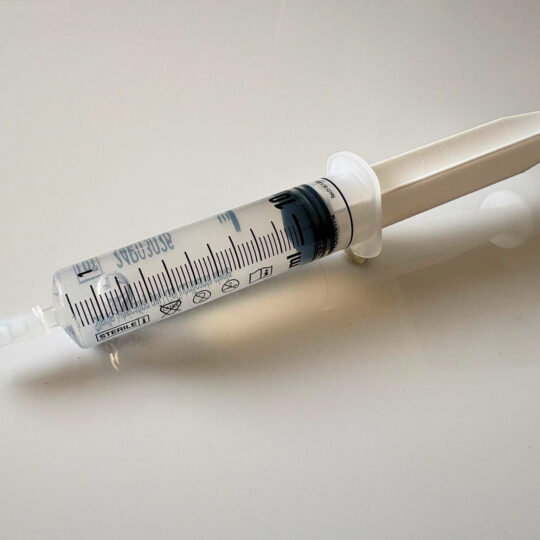 Insemination Zubehör - Glijmiddelspuit voorgevuld